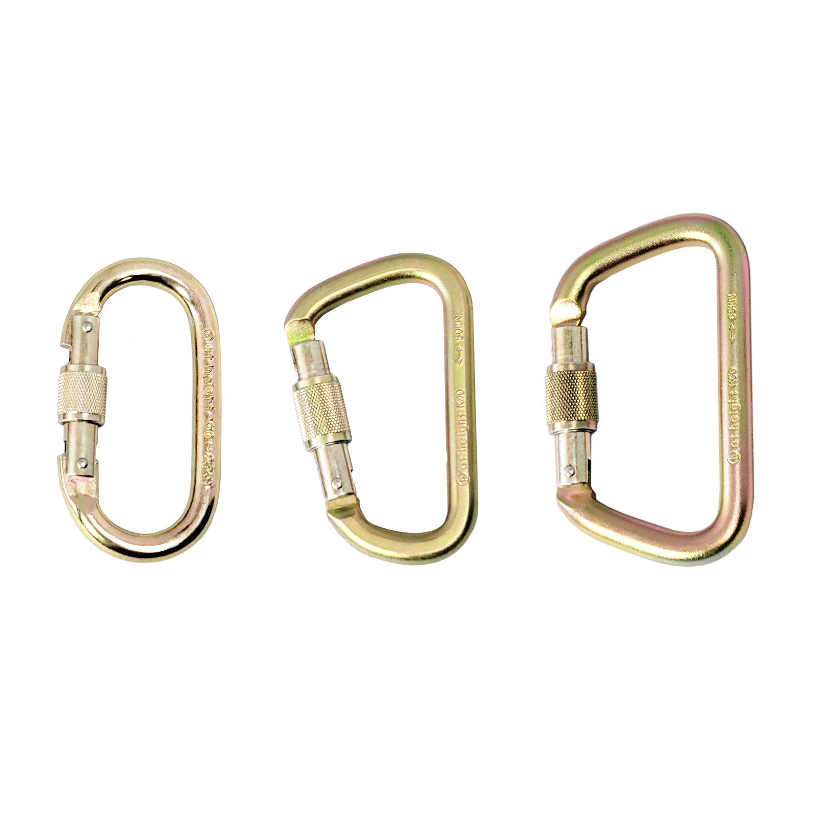 steel locking carabiners