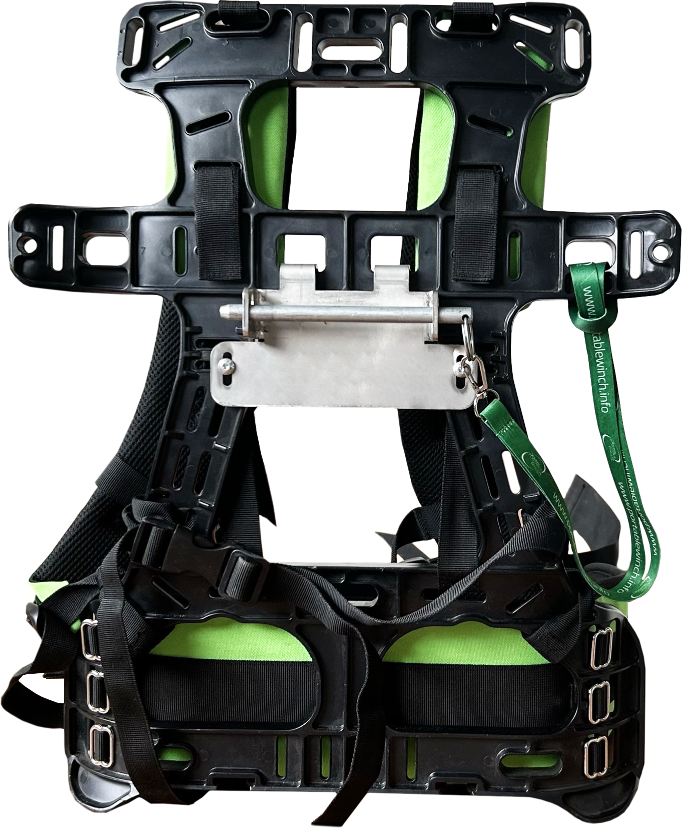 molded pack frame for winches