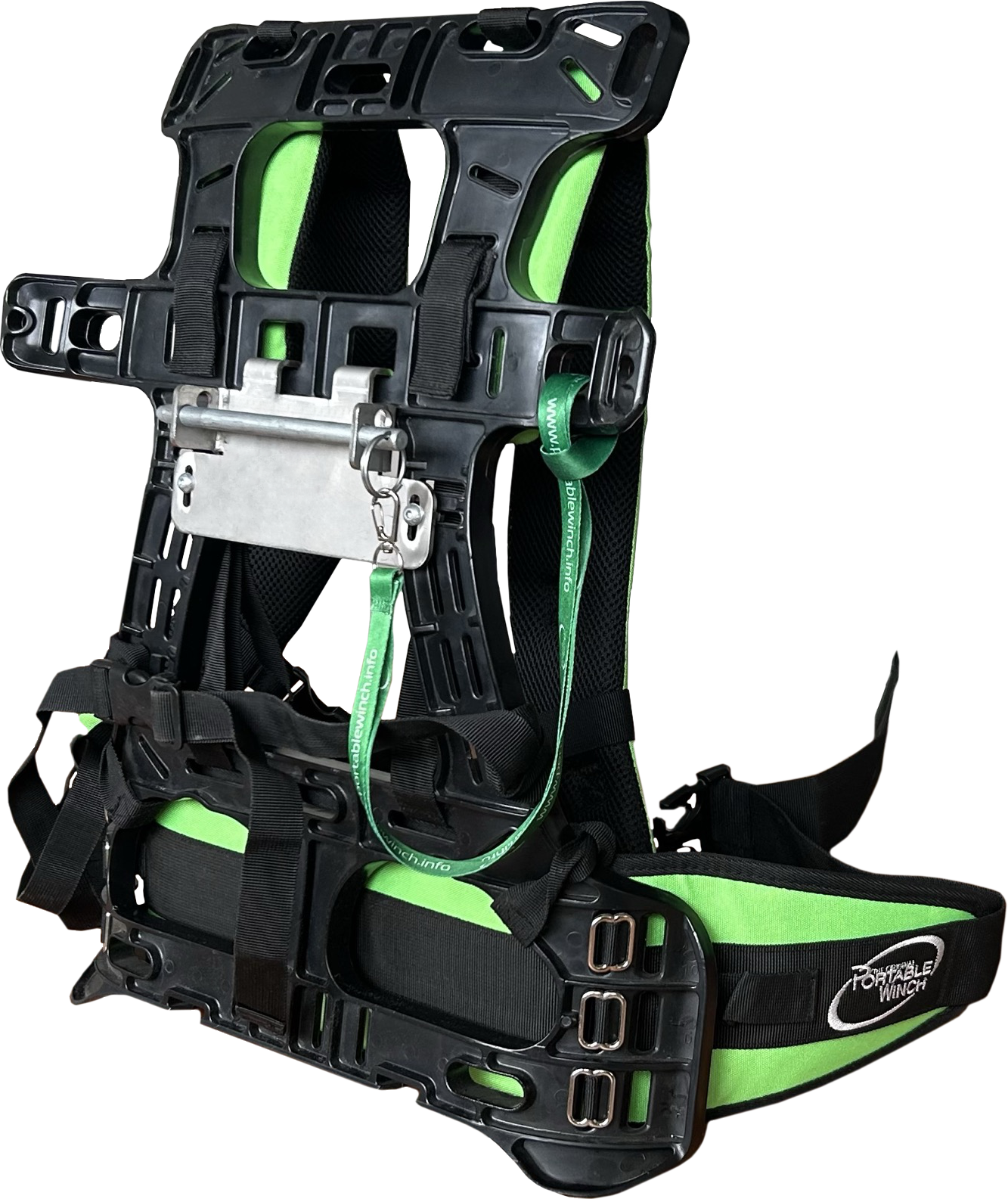 molded pack frame for winches