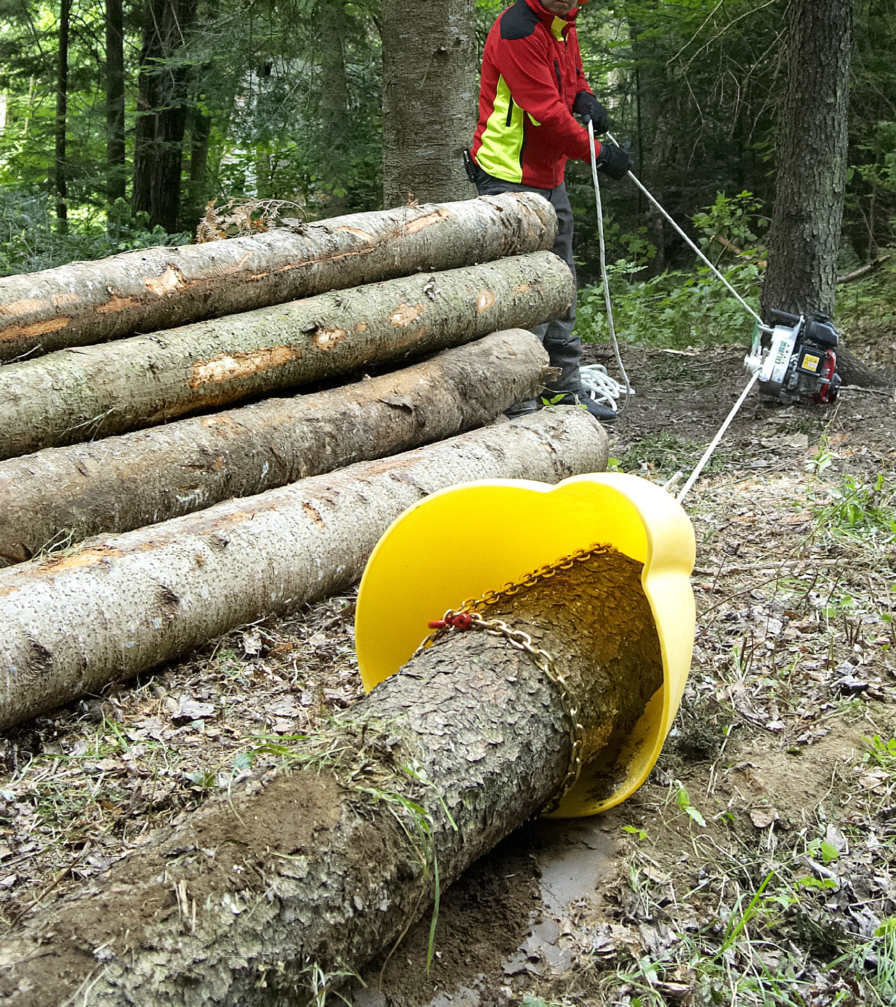 skidding cone for logs
