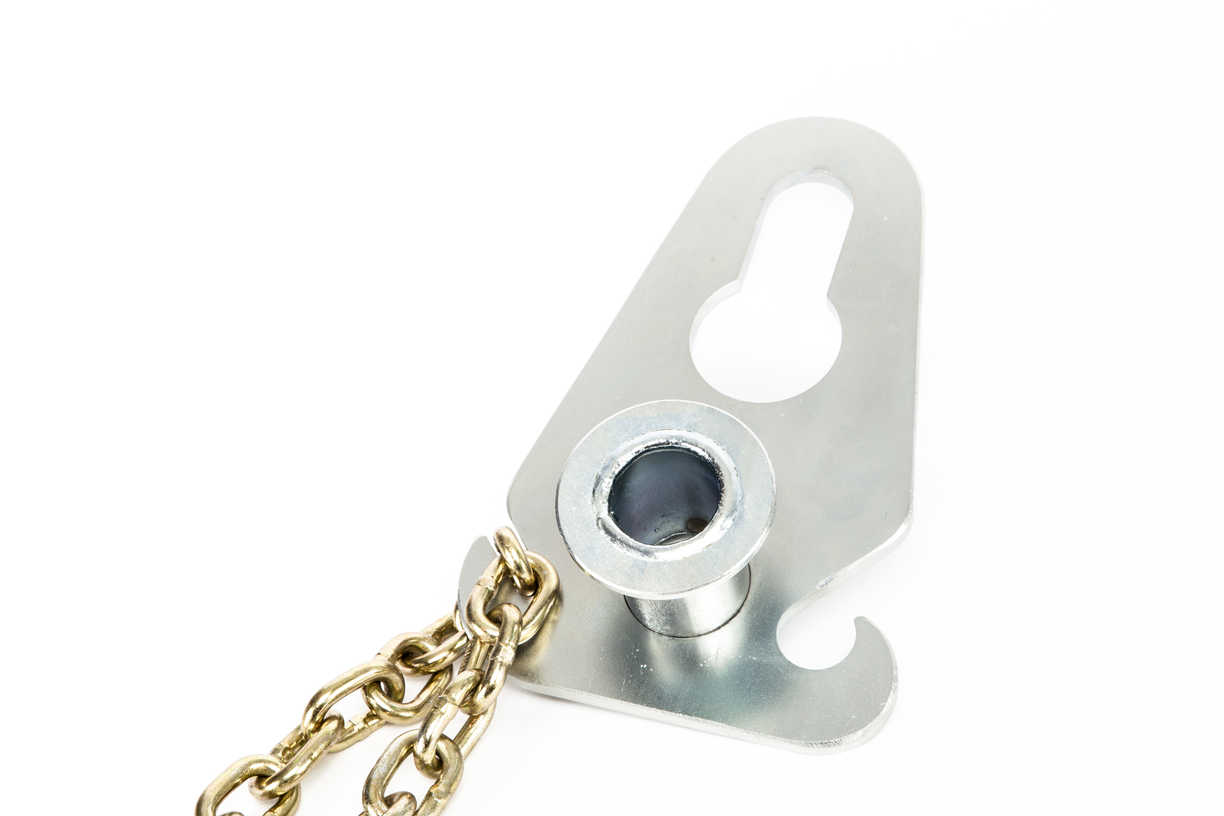 ball hitch pulling plate